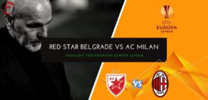 Highlight Pertandingan Red Star Belgrade vs AC Milan