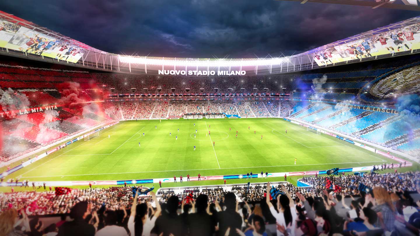Stadion AC Milan The Rings of Milano