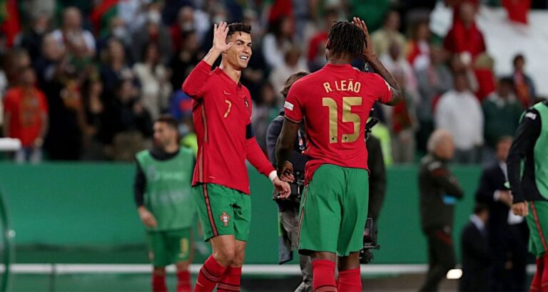 Cristiano Ronaldo, Rafael Leao, Portugal