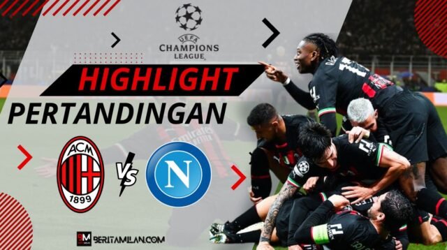 Highlight Pertandingan AC Milan vs Napoli