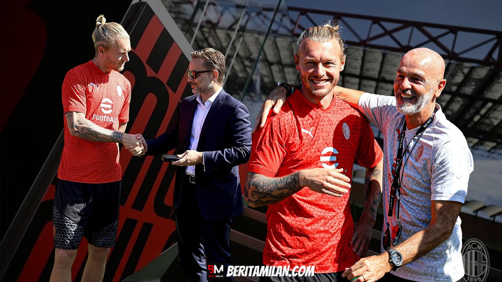 VIDEO: Penghargaan Penampilan ke-100 Simon Kjaer untuk AC Milan ...