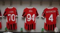 Nomor Punggung AC Milan