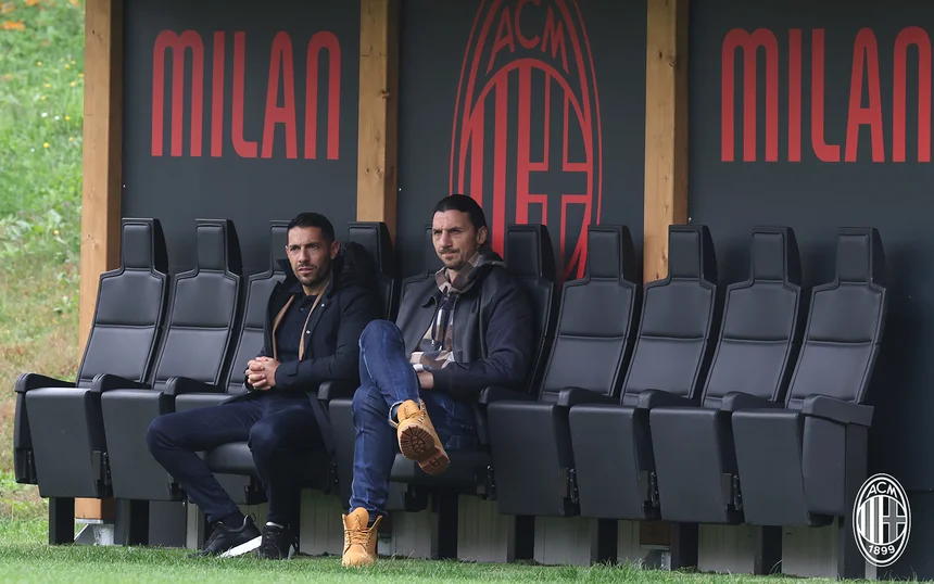 Moncada, Ibrahimovic, Milanello