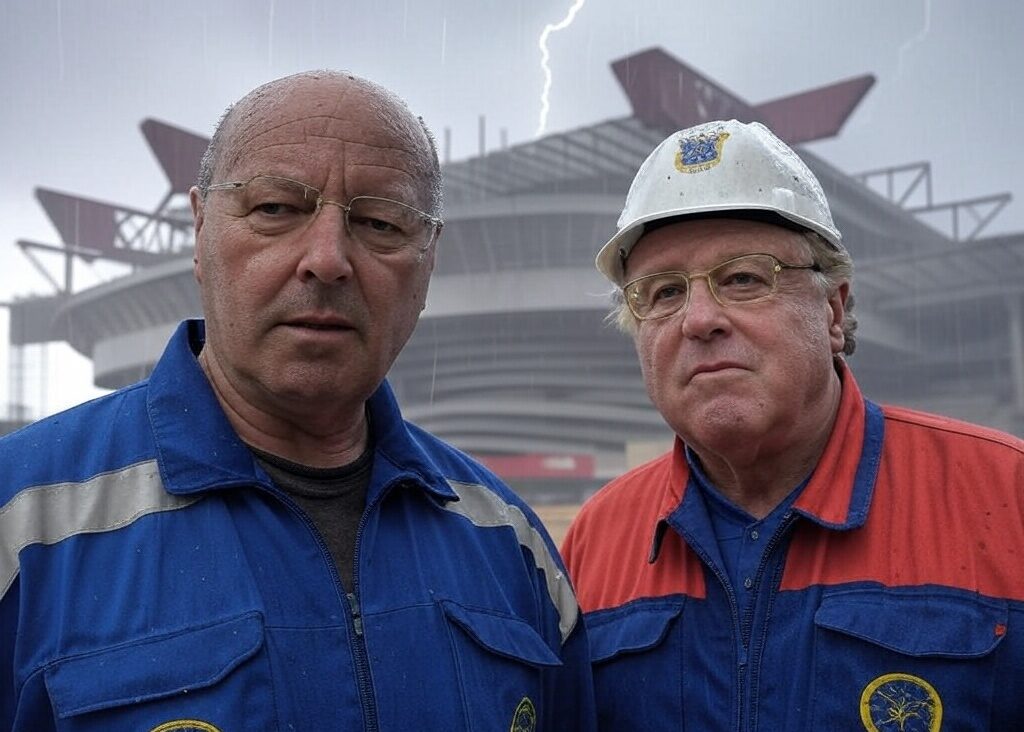 Paolo Scaroni, Beppe Marotta, San Siro