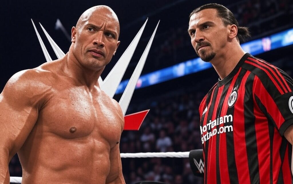 Zlatan Ibrahimovic, The Rock, WWE, AC Milan