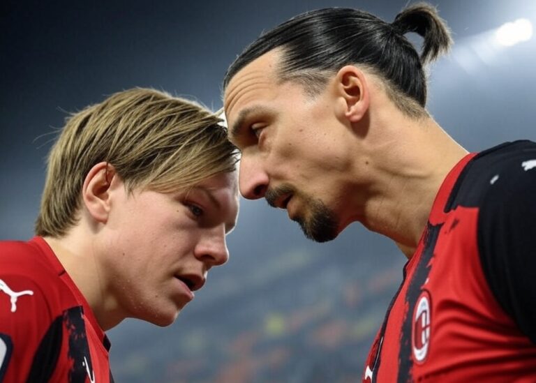 Jens Petter Hauge, Zlatan Ibrahimovic