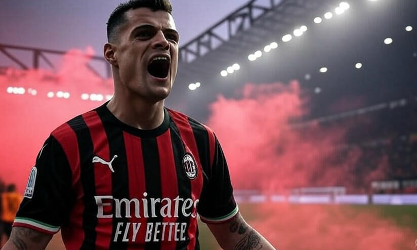 Granit Xhaka, AC Milan, Bayer Leverkusen,