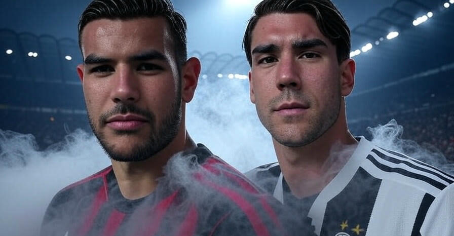 Theo Hernandez, Dusan Vlahovic