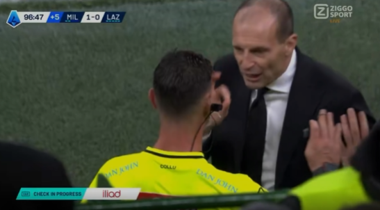 Allegri Red Card