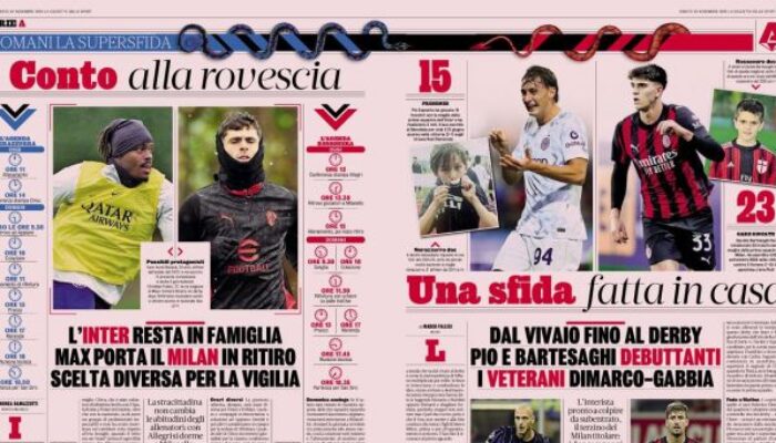 DERBY DNA! 4 Produk Akademi Siap Panaskan Duel Milan vs Inter di San Siro