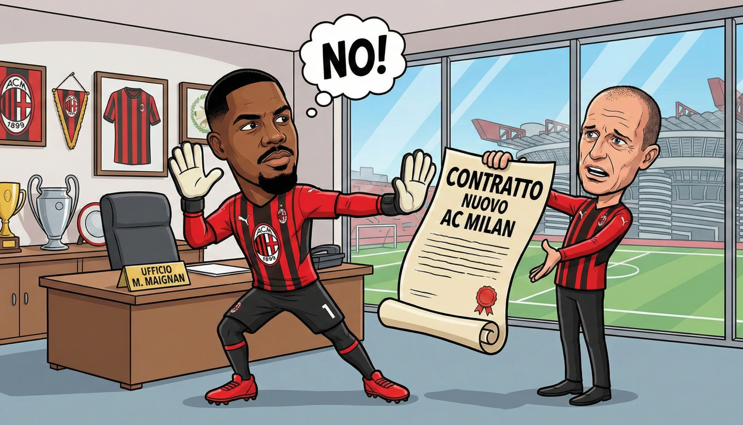 Mike Maignan, Allegri