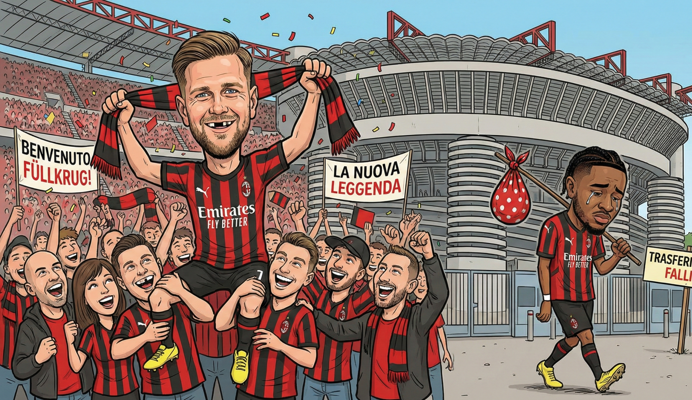 Christopher Nkunku, Niclas Fullkrug, AC Milan