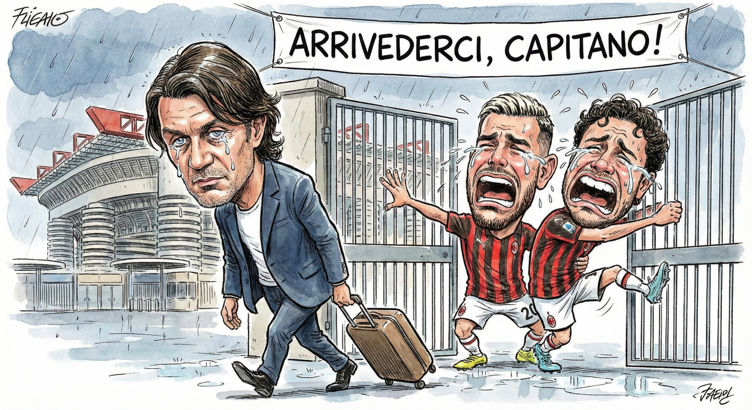 Theo Hernandez, Paolo Maldini, Davide Calabria,