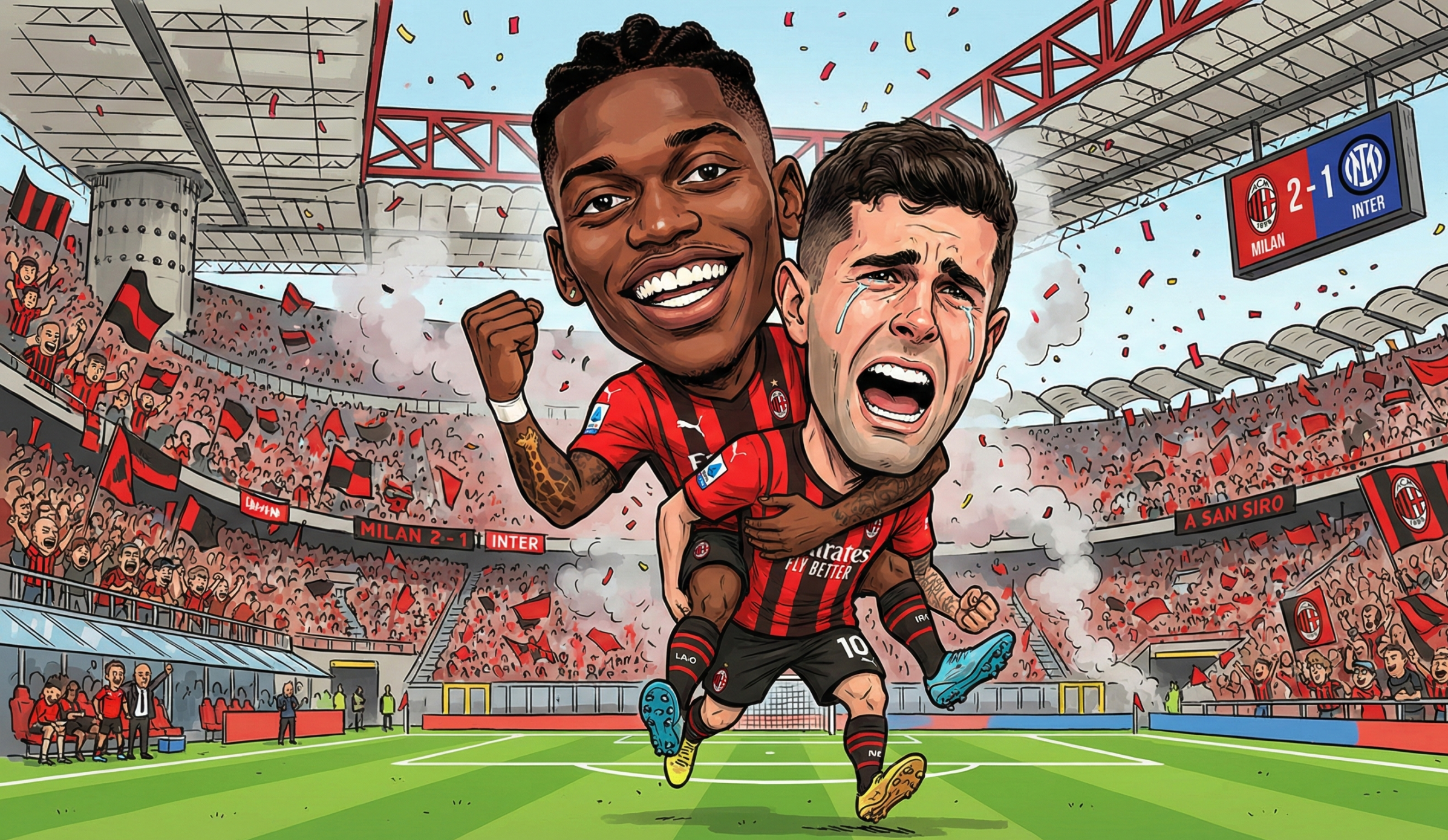 Rafael Leao, Christian Pulisic