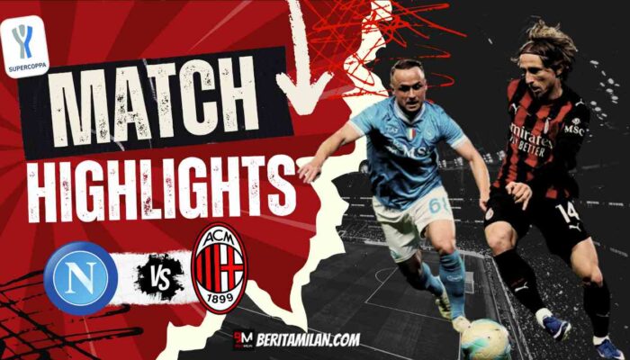 Highlight Pertandingan: Napoli vs AC Milan [Supercoppa Italia]