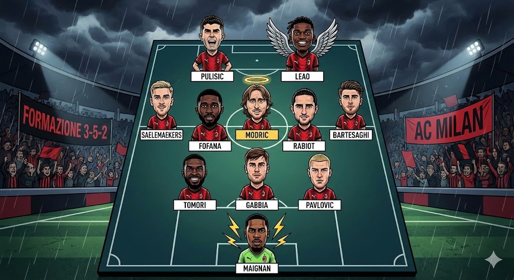Formasi AC Milan 3-5-2
