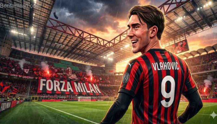 CEK FAKTA: Benarkah Milan Sudah Tanda Tangan Pra-Kontrak dengan Dusan Vlahovic?