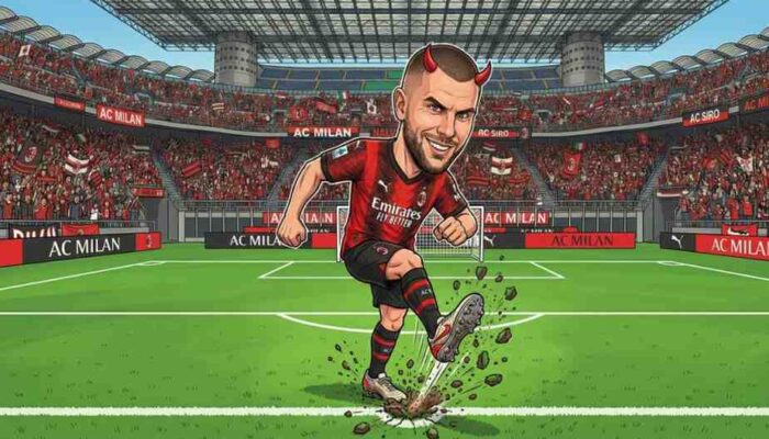 The Dark Arts of Pavlovic: Aksi Nakal Bek Milan yang Bikin Genoa Gagal Penalti Menit Akhir