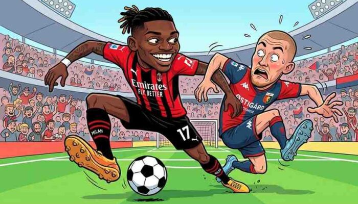 ANALISIS TAKTIS: 5 Duel Kunci Milan vs Genoa, Leao vs Ostigard hingga Audisi Norton-Cuffy.