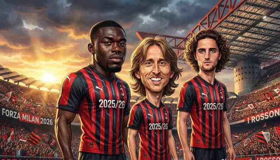 Youssouf Fofana, Luka Modric, Adrien Rabiot,
