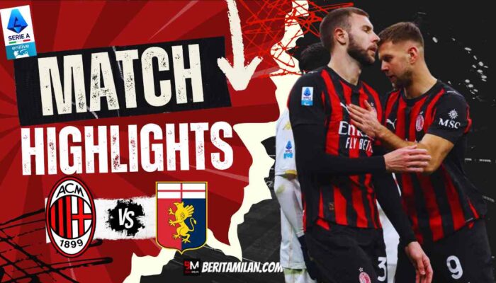 Highlight Pertandingan AC Milan vs Genoa [Serie A]