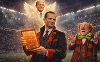 Massimiliano Allegri, Silvio Berlusconi, Paolo Scaroni,