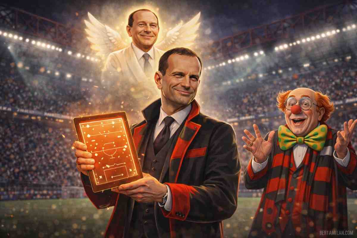 Massimiliano Allegri, Silvio Berlusconi, Paolo Scaroni,