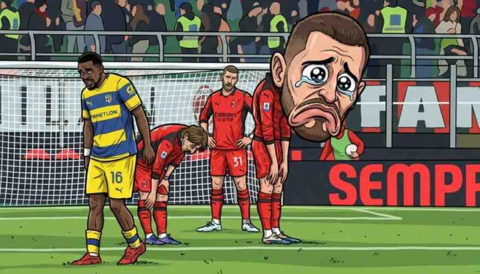 EKOR HANCUR! Milan Tumbang 0-1 dari Parma, Scudetto Melayang, Buang Peluang Emas Jauhi Juve!