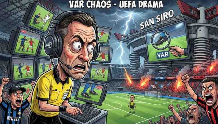 ATURAN VAR BERUBAH? UEFA Ingin Wasit Lebih Jarang Cek Layar, Milan Harus Siap!