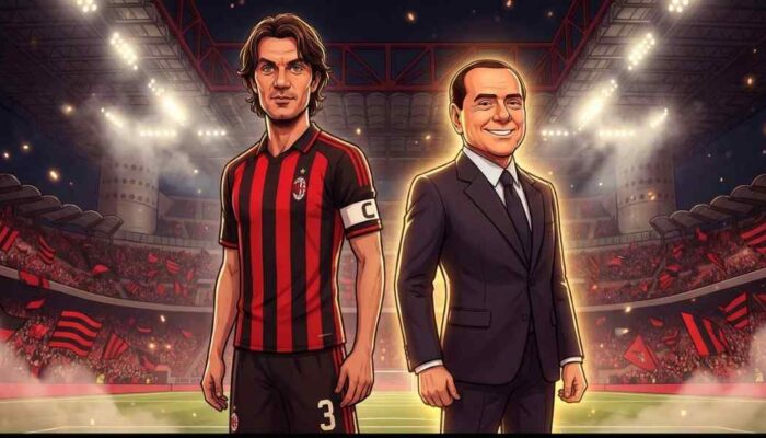 MOMEN MERINDING! Peringati 40 Tahun Era Berlusconi, Maldini Unggah Foto Bersejarah