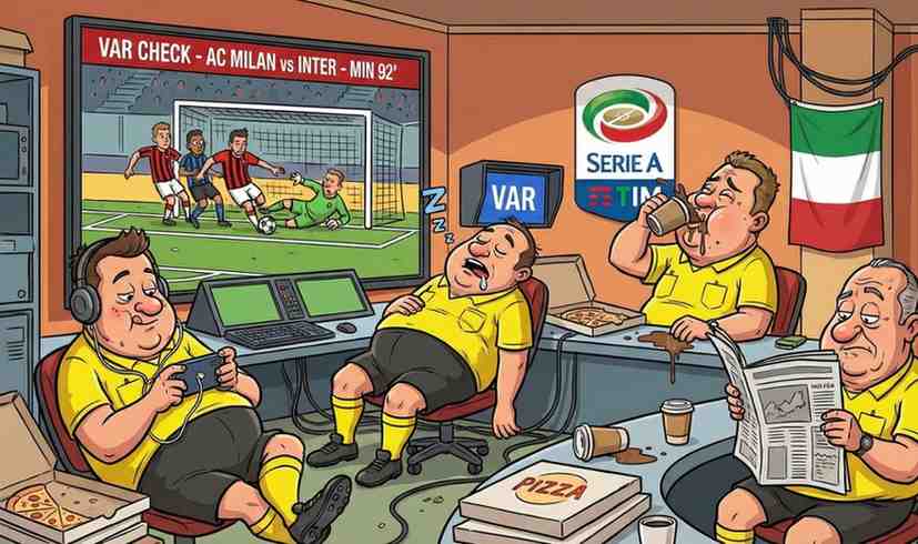 VAR, Wasit, Serie A