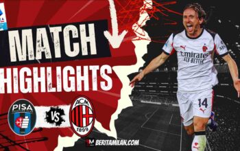 Highlight Pisa vs AC Milan