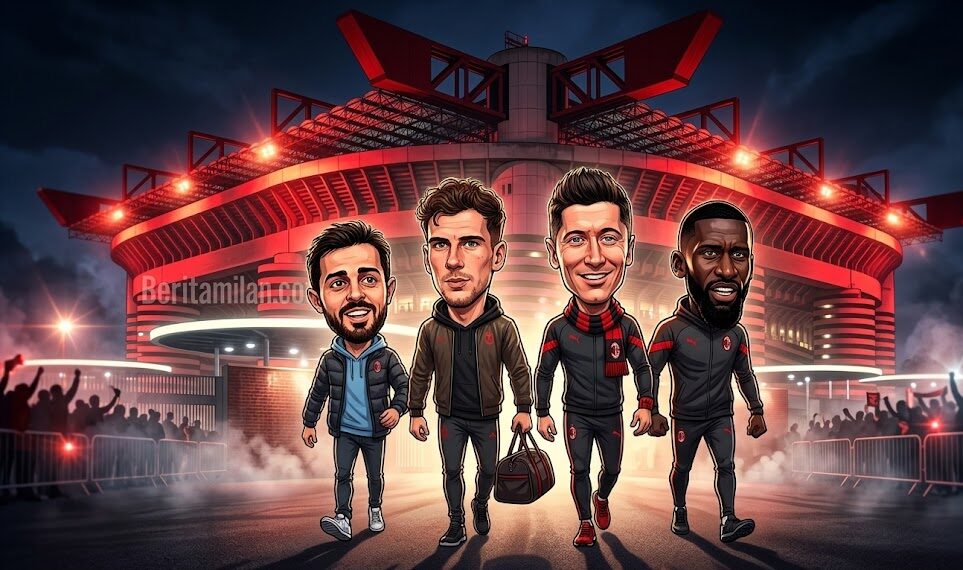Bernardo Silva, Robert Lewandowski, Leon Goretzka, and Antonio Rüdiger