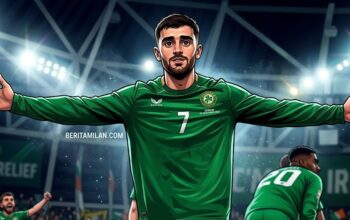 AC Milan Bidik Pahlawan Irlandia, Troy Parrott Siap Gantikan Penyerang Bapuk!