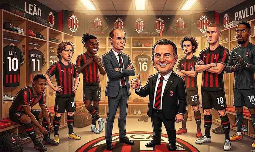 Gerry Cardinale, Allegri, Skuad AC Milan