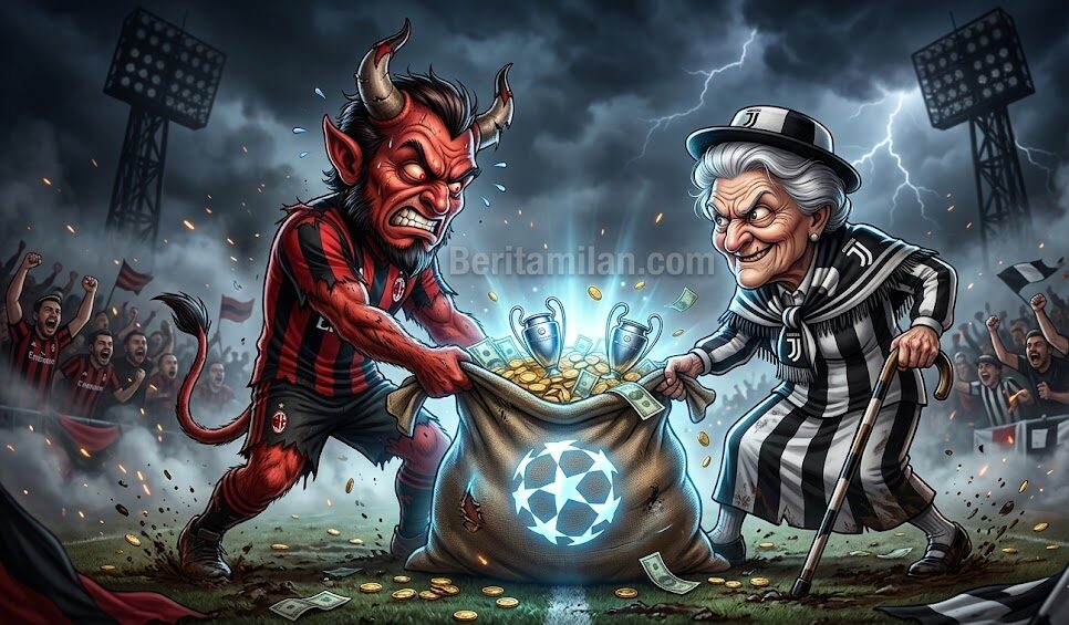 AC Milan vs Juventus, Liga Champions