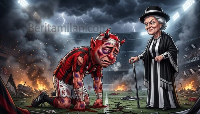 Statistik Kelam AC Milan vs Juventus: Iblis Merah Mandul di Hadapan Nyonya Tua Sejak Tahun 2023