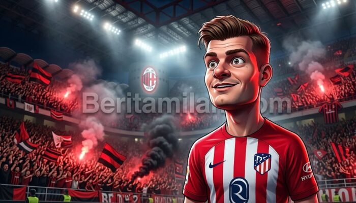 Tergiur Posisi Starter, Striker Jangkung Atletico Madrid Buka Peluang ke Milan