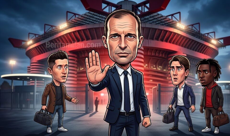 Allegri, Lewandowski, Vlahovic, dan Kean