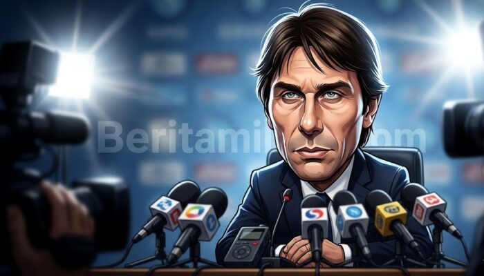 Antonio Conte Bungkam! Tolak Hadiri Konferensi Pers Jelang Napoli vs AC Milan