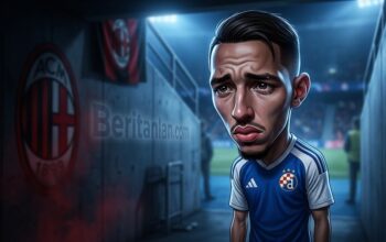 Kabar Pemain Pinjaman: Ismael Bennacer Absen Beruntun di Liga Kroasia Bersama Dinamo Zagreb