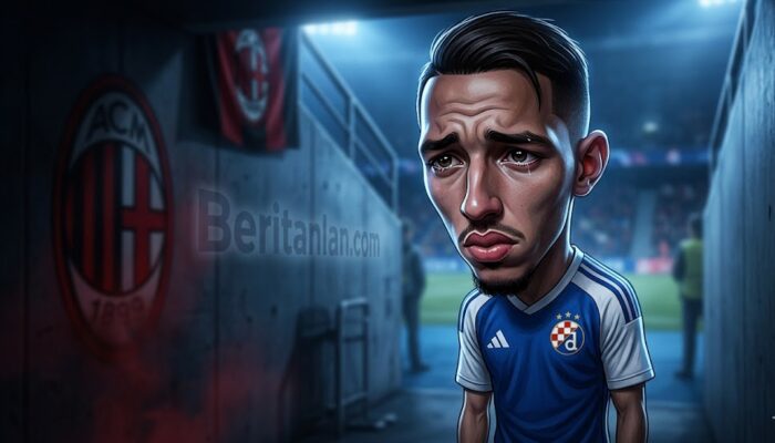 Kabar Pemain Pinjaman: Ismael Bennacer Absen Beruntun di Liga Kroasia Bersama Dinamo Zagreb