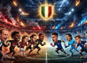 Bursa Taruhan Scudetto 2026: AC Milan Tempel Ketat Inter Milan di Sisa Delapan Laga