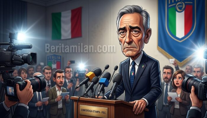 Resmi! Gabriele Gravina Mengundurkan Diri dari Jabatan Presiden FIGC