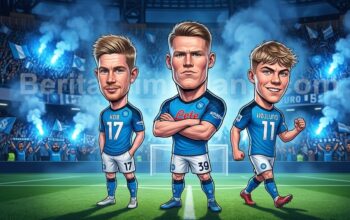 Kevin De Bruyne, Scott McTominay, Rasmus Højlund, Napoli