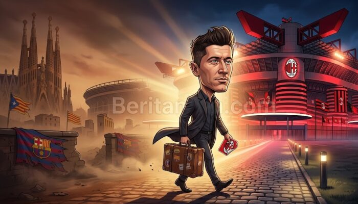 Wawancara Robert Lewandowski: AC Milan Pantau Situasi, Sang Striker Enggan Bahas Masa Depan