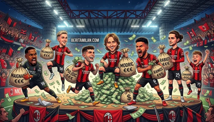 Bocor! Daftar Lengkap Gaji Pemain AC Milan 2026-27, Siapa yang Paling Tajir?