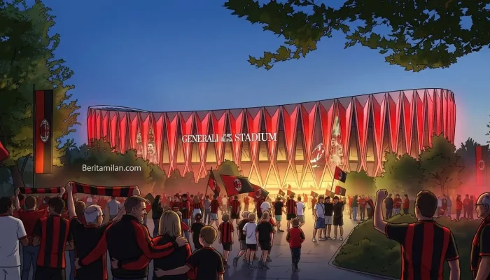 RESMI: Inilah Bocoran Detail Stadion Baru AC Milan Stadion Generali!