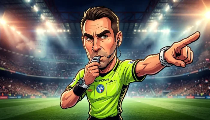 Sassuolo Waspada! Penunjukan Wasit Francesco Fourneau Jadi Kabar Baik Buat Skuad AC Milan