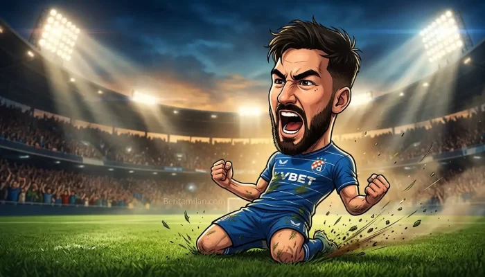 Mesin Gol Kroasia Masuk Radar! AC Milan Siap Perang Harga Lawan Man United Demi Dion Beljo